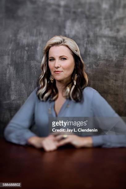 Actress Lucy Lawless of 'Ash vs Evil Dead' is photographed for Los Angeles Times at San Diego Comic Con on July 22, 2016 in San Diego, California.