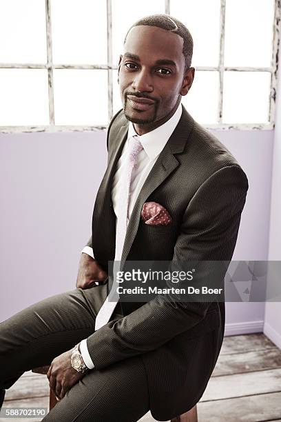 Mo McRae from FOX's 'Pitch' poses for a portrait at the 2016 Summer TCA Getty Images Portrait Studio at the Beverly Hilton Hotel on August 8th, 2016...