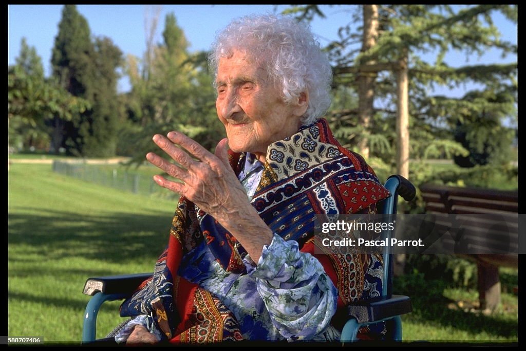 JEANNE CALMENT, THE WORLD'S OLDEST PERSON