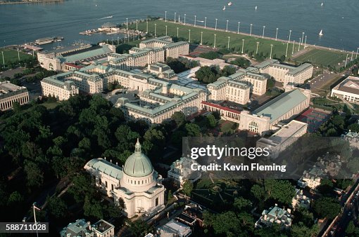 Aerial View of the United States Naval Academy