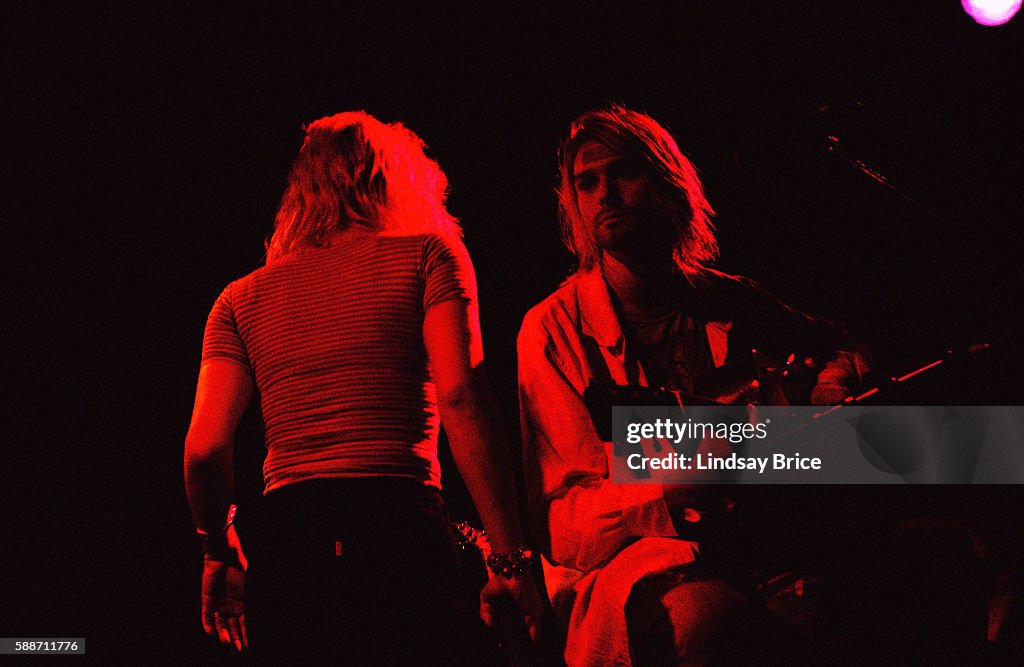 Kurt Cobain and Courtney Love