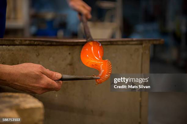 glass blower - glass figurine stock pictures, royalty-free photos & images