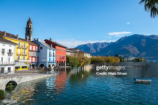 ascona - switzerland - lake maggiore stock pictures, royalty-free photos & images