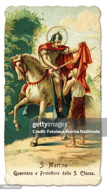 Saint Martin of Tours Bishop, catholic. Born in the antique roman city Sabaria in Pannonia, from pagan parents. At 15 he joined the army in obedience...