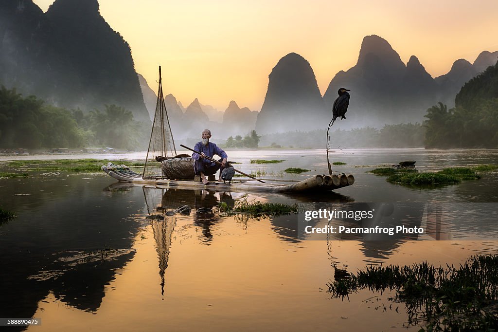 Lonely fisherman