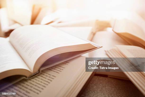 open books - littérature photos et images de collection