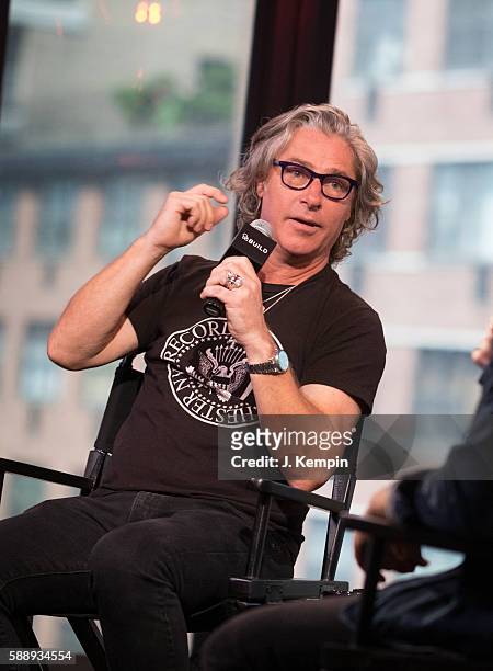 Ed Roland of the band Collective Soul discuss's the bands new album "See What You Started By Continuing" at AOL HQ on August 12, 2016 in New York...