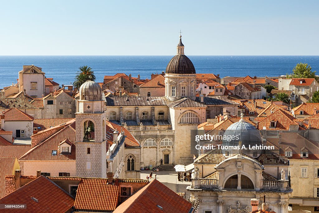 Old Town's skyline in Dubrovnik