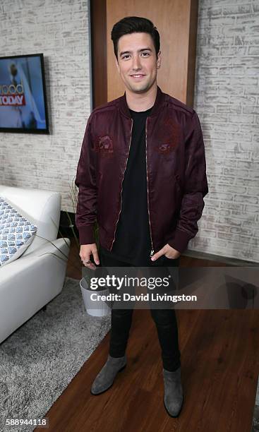 Actor Logan Henderson visits Hollywood Today Live at W Hollywood on August 12, 2016 in Hollywood, California.