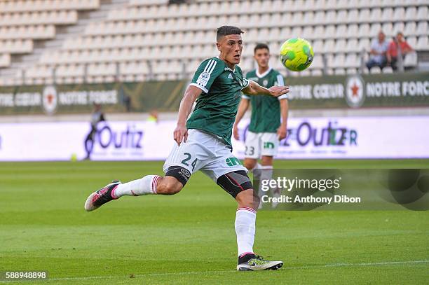 Mehdi Jean Tahrat of Red Star during the football Ligue 2 match between Red Star fc and Stade Brestois 29 Brest at Stade Jean Bouin on August 12,...