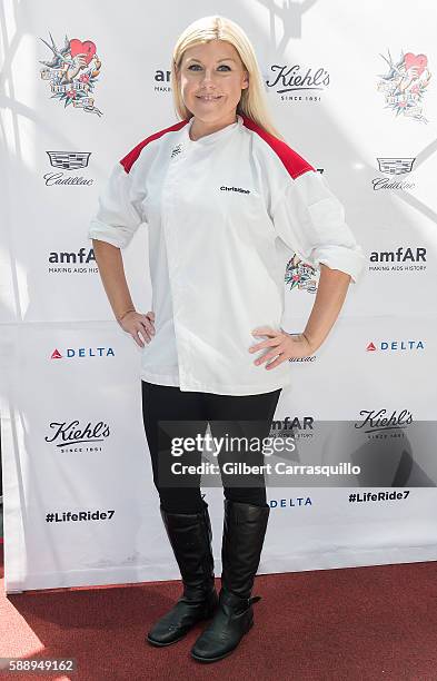 Hell's Kitchen Season 14 Contestant, Private chef, Christine Hazel attends the 7th Annual Kiehl's Since 1851 LifeRide for amfAR Philadelphia finale...