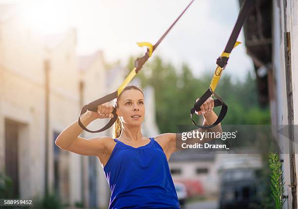how bad do you want it? - suspension training stock pictures, royalty-free photos & images