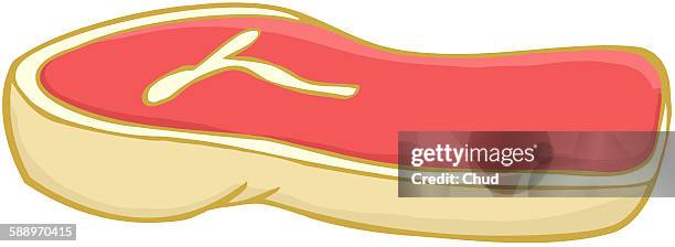 raw steak illustration - raw beef stock illustrations