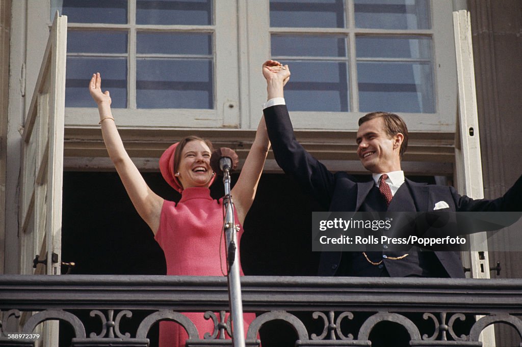 Engagement of Princess Margrethe And Henri de Monpezat