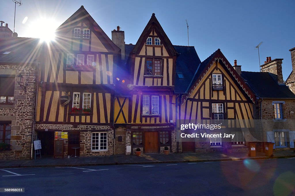 Timbered house