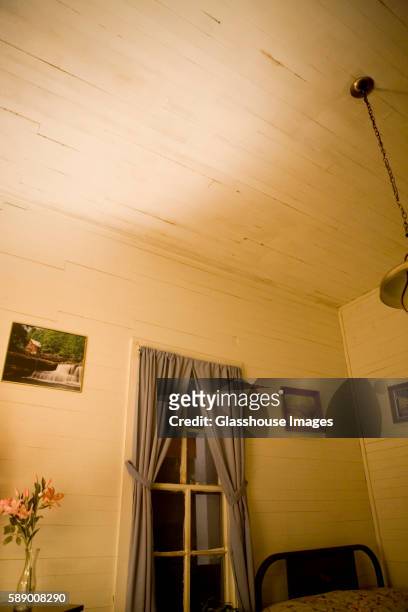 bedroom interior - bedroom ceiling stock pictures, royalty-free photos & images