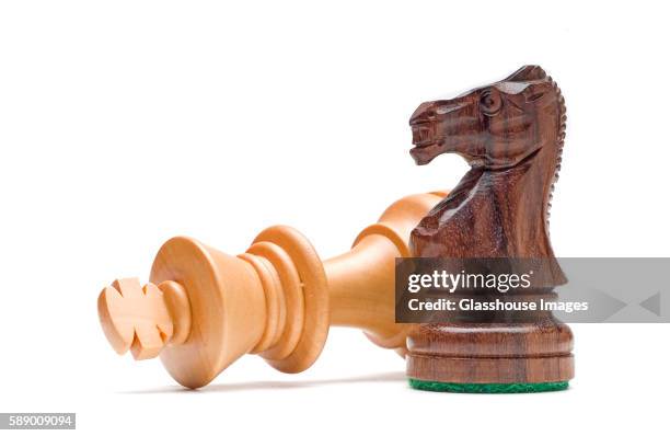 two chess pieces - chess pieces stock pictures, royalty-free photos & images