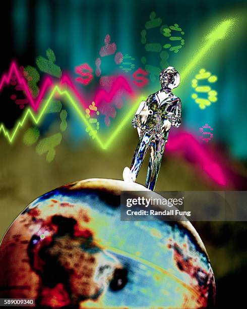 man over world - dolly dollar stock pictures, royalty-free photos & images