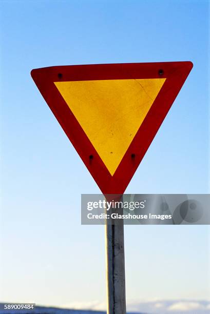 Yield Button 107 Yield Sign Shape Stock Photos, High-Res Pictures, and Images ...