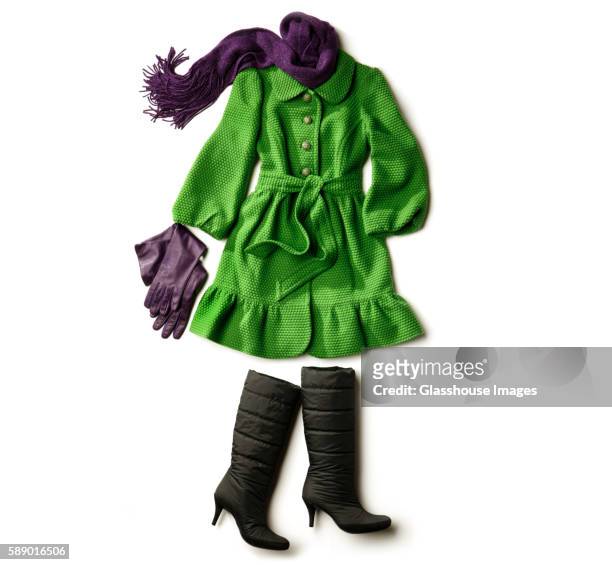 winter coat woman - overcoat stock pictures, royalty-free photos & images
