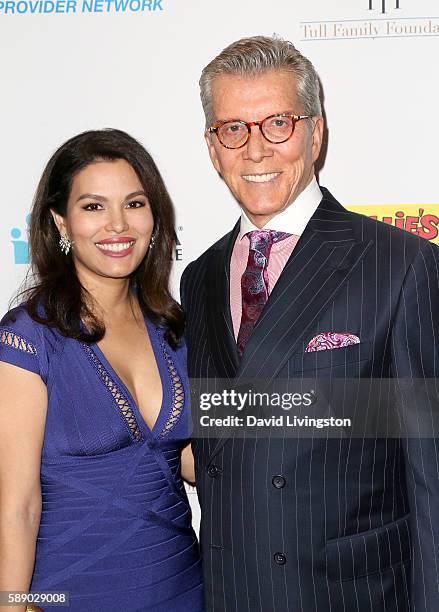 Boxing ring announcer Michael Buffer and Christine Buffer attend 16th Annual Harold and Carole Pump Foundation Gala at The Beverly Hilton Hotel on...