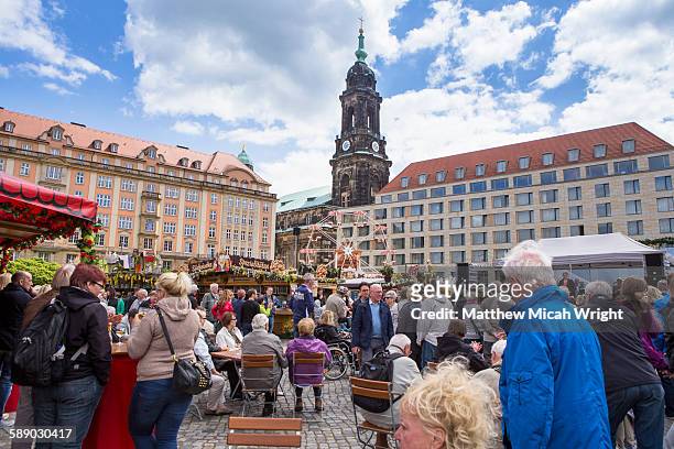 a summer festival in germany. - dresden germany stock pictures, royalty-free photos & images