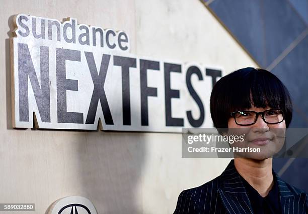 Writer/director So Yong Kim attends the "LoveSong" premiere and performance by Shamir during Sundance NEXT FEST at The Theatre at The Ace Hotel on...