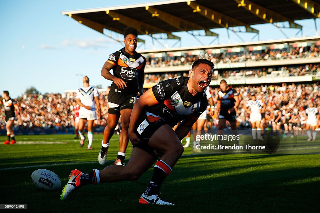 NRL Rd 23 - Tigers v Titans