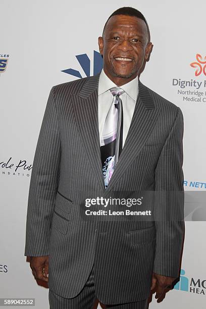 Retired MLB player Rickey Henderson attends 16th Annual Harold And Carole Pump Foundation Gala - Arrivals at The Beverly Hilton Hotel on August 12,...