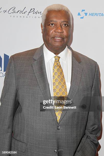 Retired NBA player Oscar Robertson attends 16th Annual Harold And Carole Pump Foundation Gala - Arrivals at The Beverly Hilton Hotel on August 12,...
