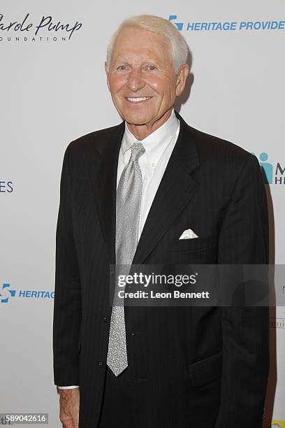 Retired college basketball coach Lute Olson attends 16th Annual Harold And Carole Pump Foundation Gala - Arrivals at The Beverly Hilton Hotel on...