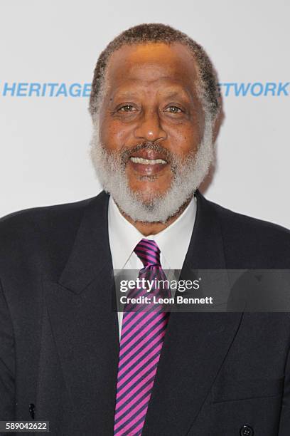 Retired NBA player Jamaal Wilkes attends 16th Annual Harold And Carole Pump Foundation Gala - Arrivals at The Beverly Hilton Hotel on August 12, 2016...