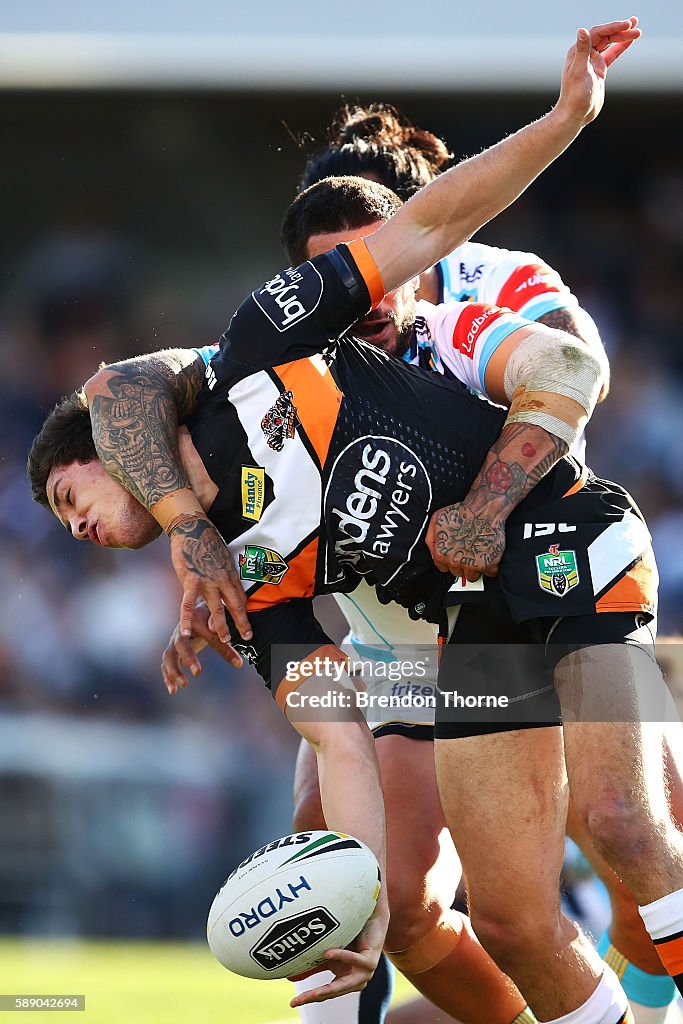 NRL Rd 23 - Tigers v Titans