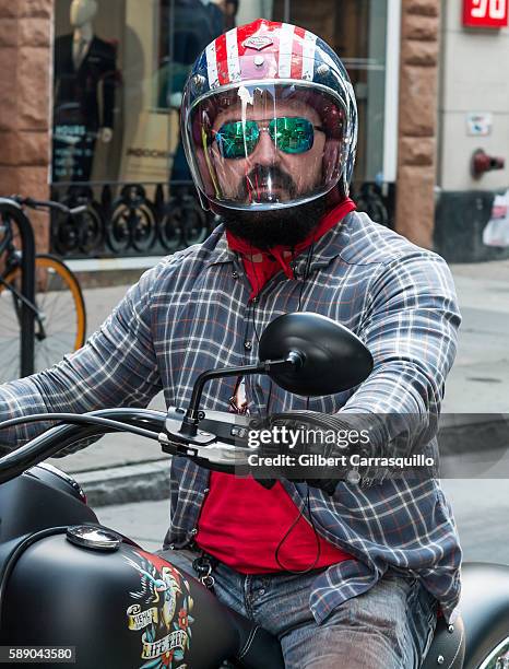 Kiehl's USA President, Chris Salgardo attends the 7th Annual Kiehl's Since 1851 LifeRide for amfAR Philadelphia finale celebration at Kiehl's Since...