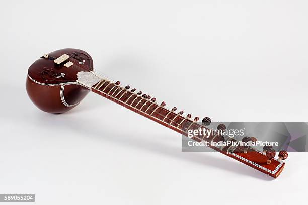 a sitar - sittar stock pictures, royalty-free photos & images