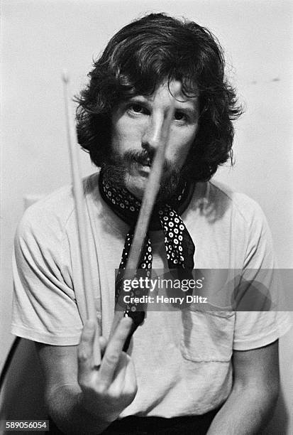 Doors Drummer John Densmore, circa 1970.