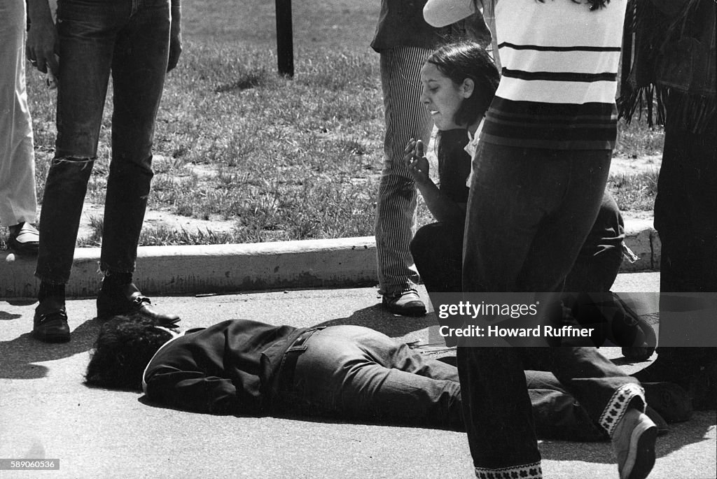 Jeffrey Miller Shot At Kent State Protest