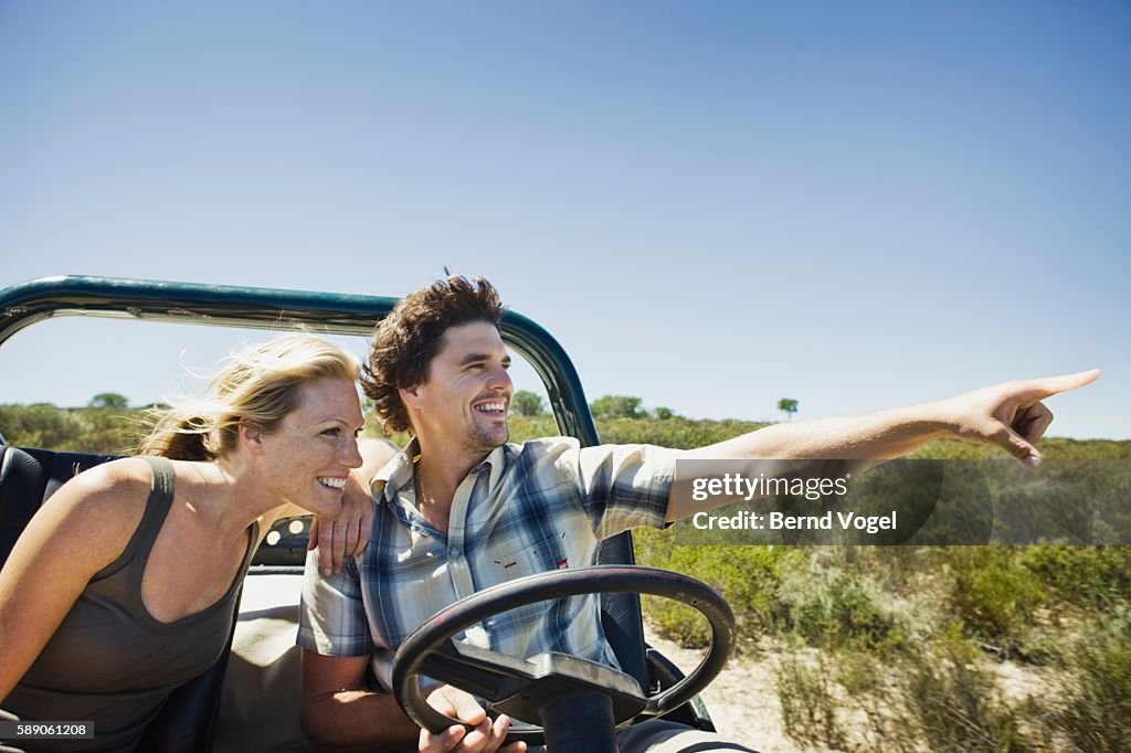 Happy Couple on Vacation