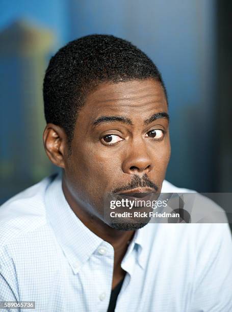 Actor, comedian and producer Chris Rock, during an on air interview at a studio in Newton, MA on July 28, 2012.