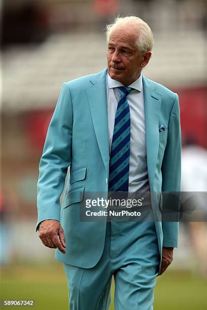 David Gower Ex England player during Day Three of the Fourth Investec Test Match between England and Pakistan played at The Kia Oval Stadium, London...