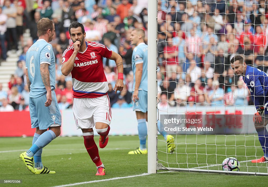 Middlesbrough v Stoke City - Premier League