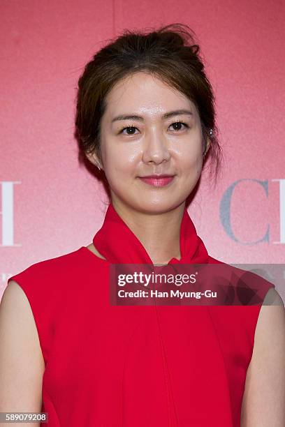 Actress Lee Yo-Won appears in "CH Carolina Herrera" at Lotte Department on August 12, 2016 in Seoul, South Korea.