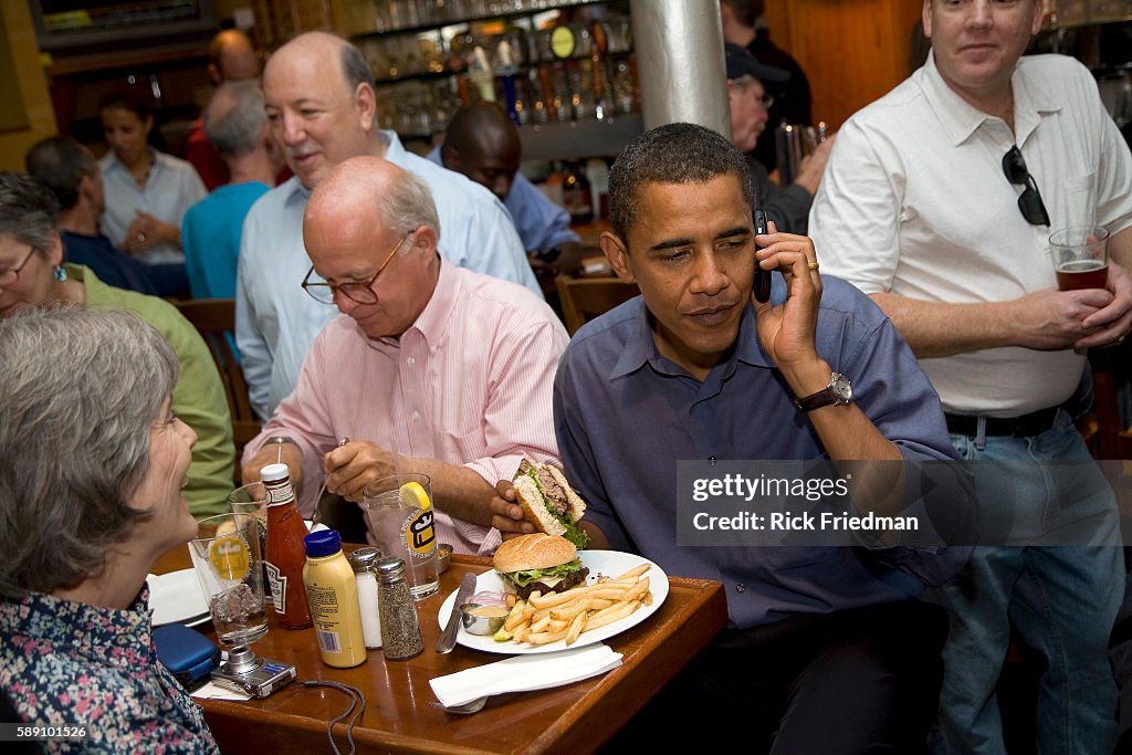 USA - 2008 Presidential Election - Obama Campaigns in New Hampshire