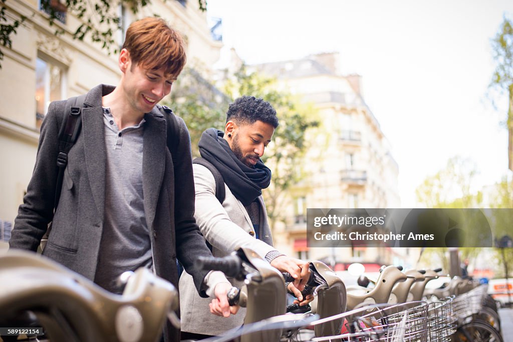 Bicycle Sharing Paris France