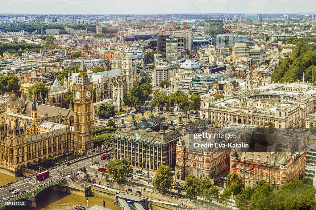 Stadtbild von Westminster, London