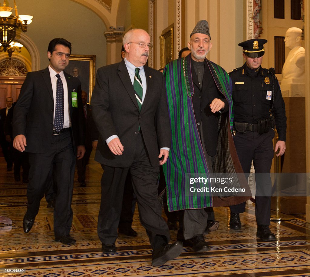 President Karzai of Afghanistan on Capitol Hill