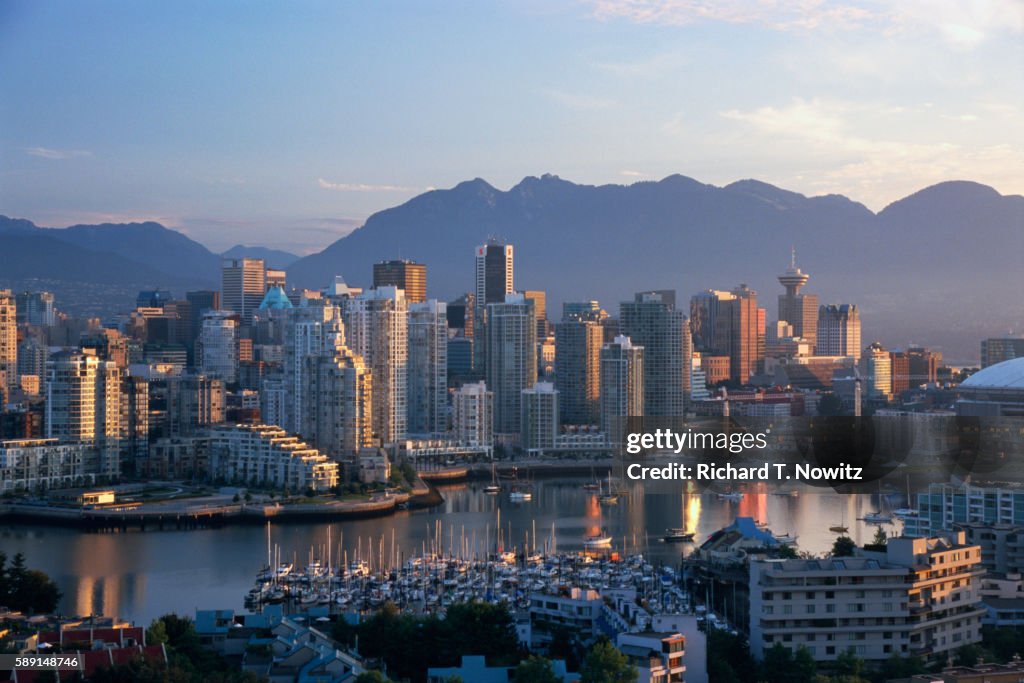 Vancouver Skyline and Harbor in Morning Light