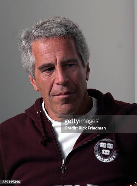 Billionaire Jeffrey Epstein in Cambridge, MA on 9/8/04. Epstein is connected with several prominent people including politicians, actors and...