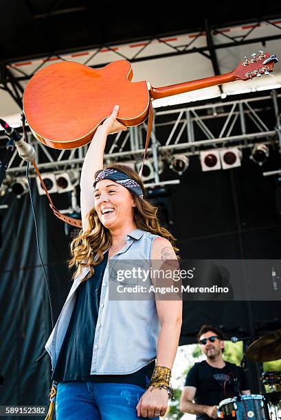 Brandi Carlile performs at the 11th annual Nelsonville Music Festival n May 31 in Nelsonville, Ohio. The festival is held on Robbins Crossing...