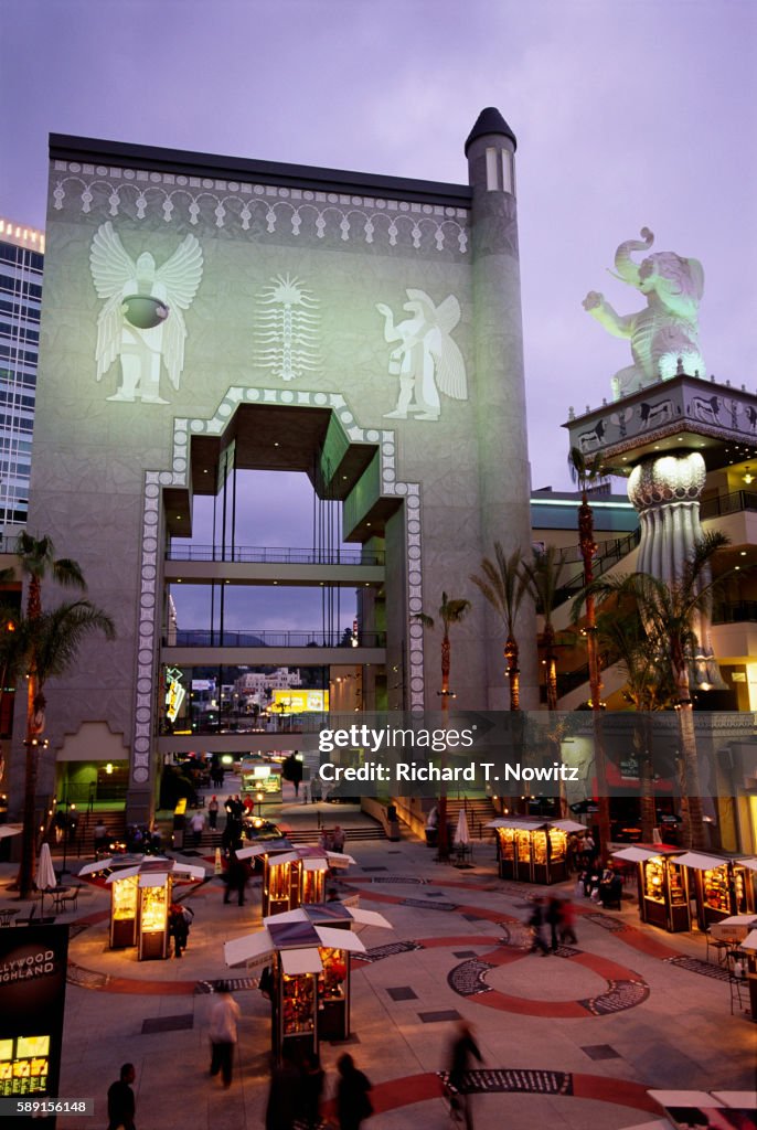 Hollywood and Highland Mall in Hollywood